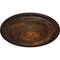 Ekena Millwork Traditional Ceiling Medallion (Fits Canopies up to 8 1/4"), Hand-Painted Rust, 31 1/2"OD x 2 1/2"P CM31TRRUS - alternate 3